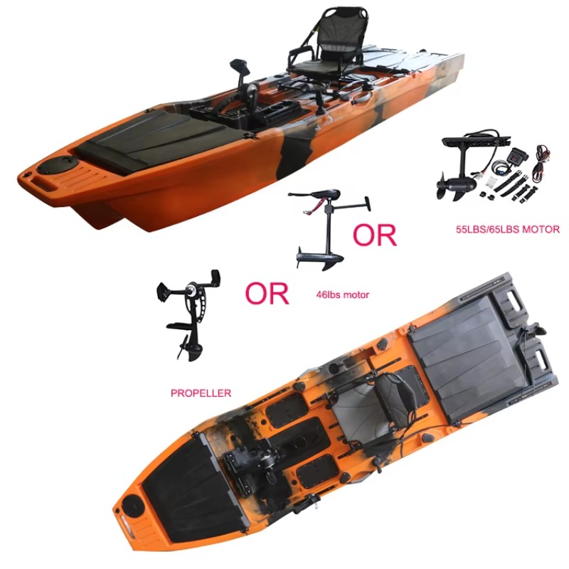 Fishing Boat Trolling Motor - Kayak Singolo Vicking 12.6FT con Propulsione