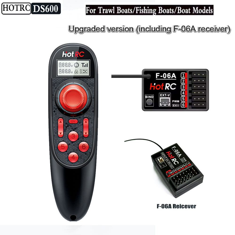Fishing Boat Trailer - Sistema di Controllo Remoto Wireless HOTRC