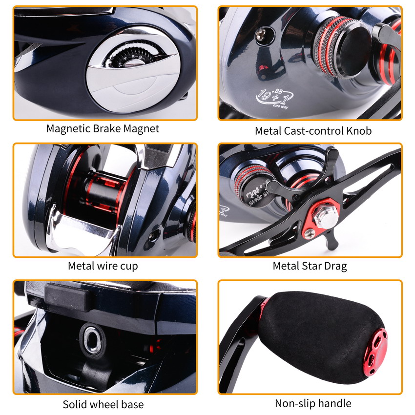 8.0:1 19 1BB mulinello da Pesc - Fishing Boat Steering Wheel recensione e prezzo
